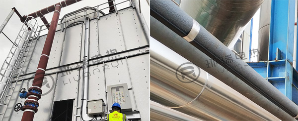 電伴熱安裝現(xiàn)場實(shí)景圖